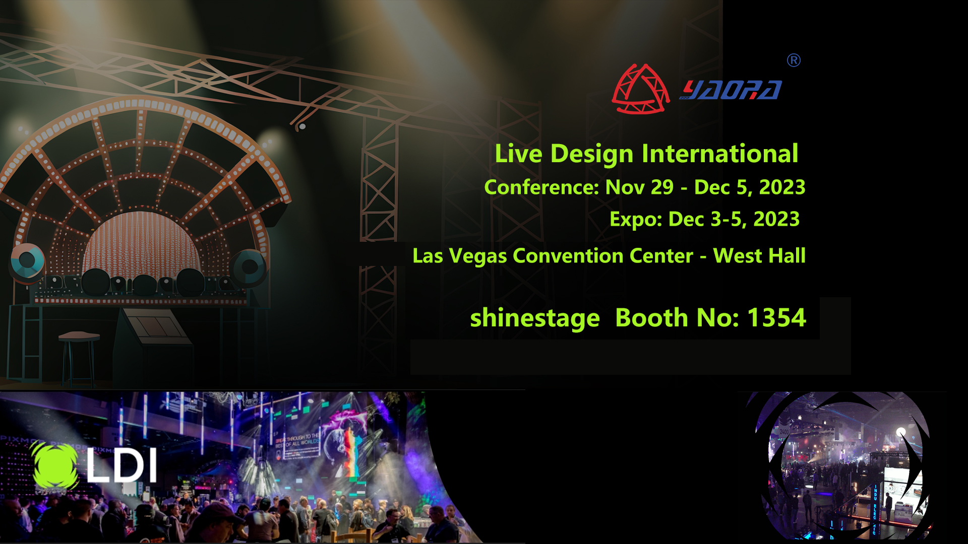 Shinestage invites you to meet at Live Design International 2023