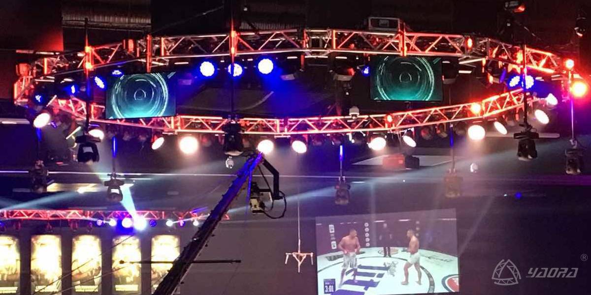 Stage Truss System for the USA Lightweight Boxing Tour