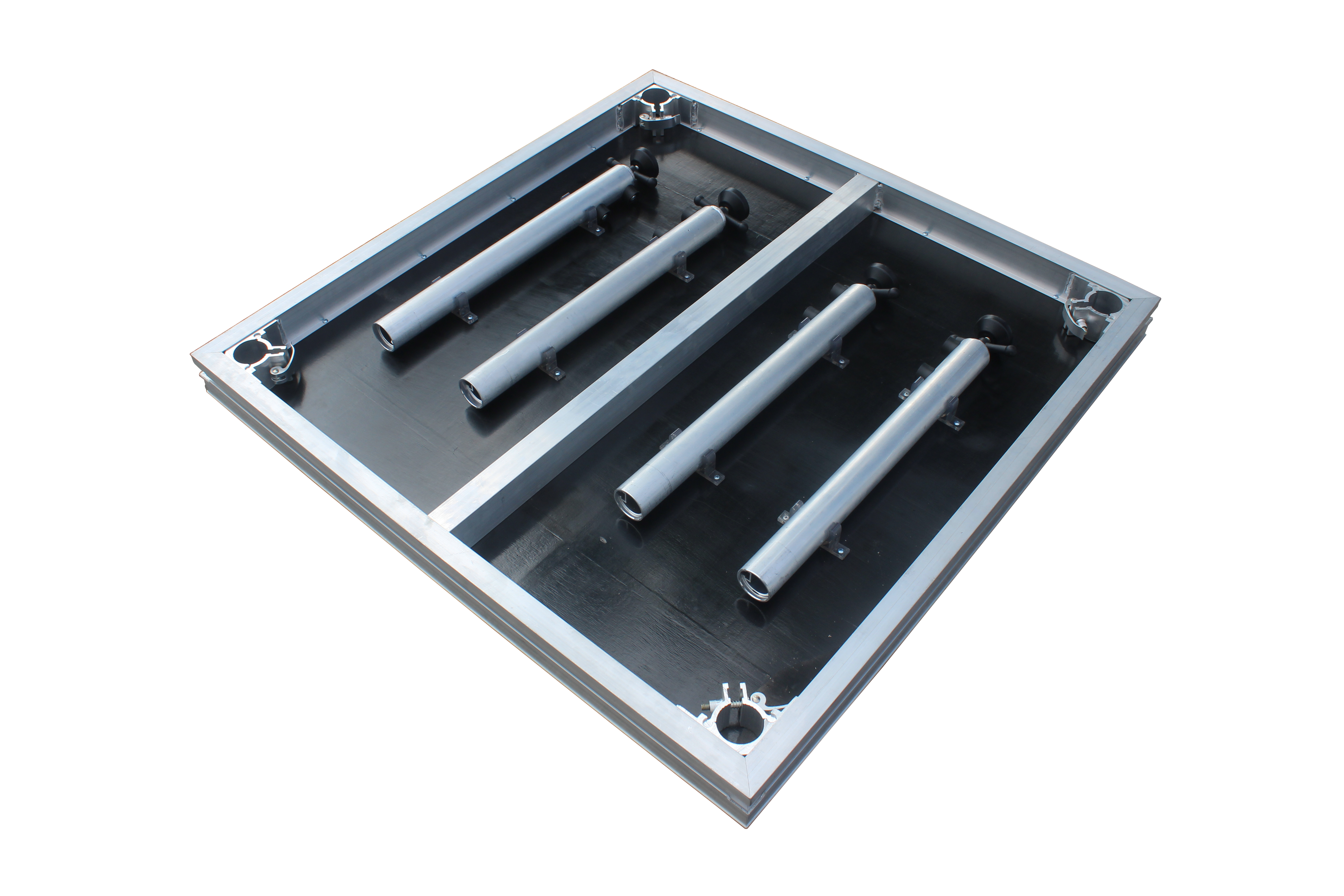 Retractable Bleachers with handrail for gym