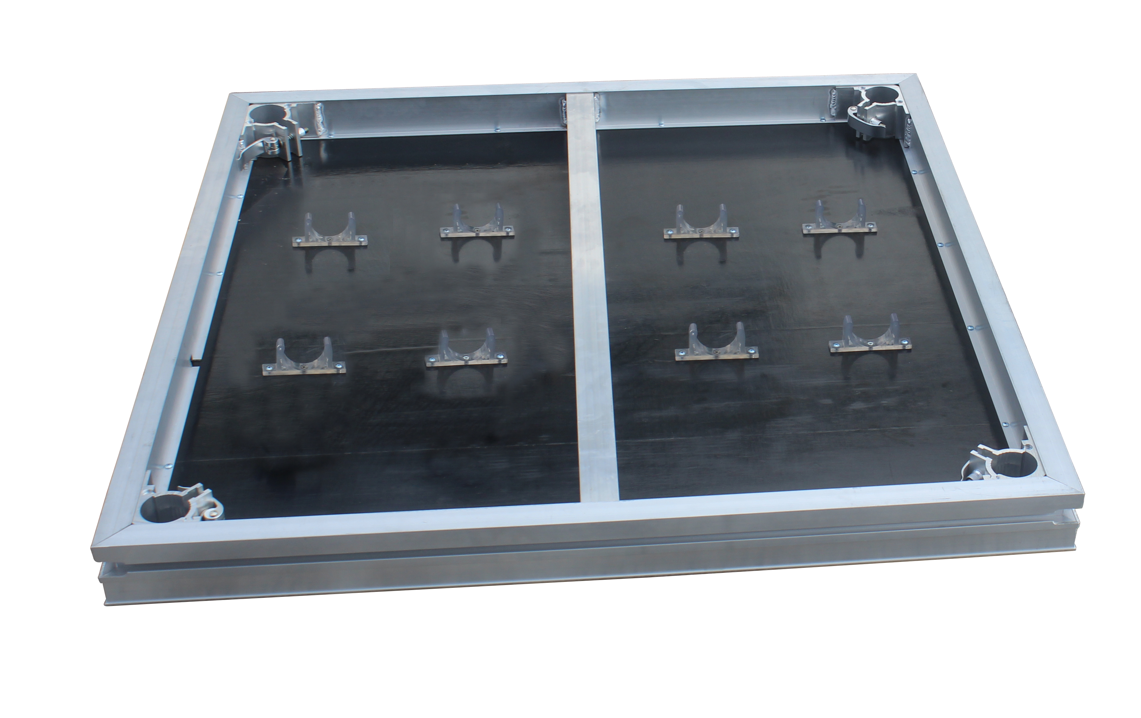 Retractable Bleachers with handrail for gym