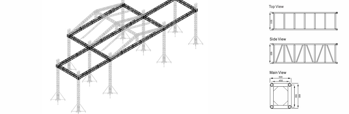 Heavy Duty Lighting Truss Projects Design