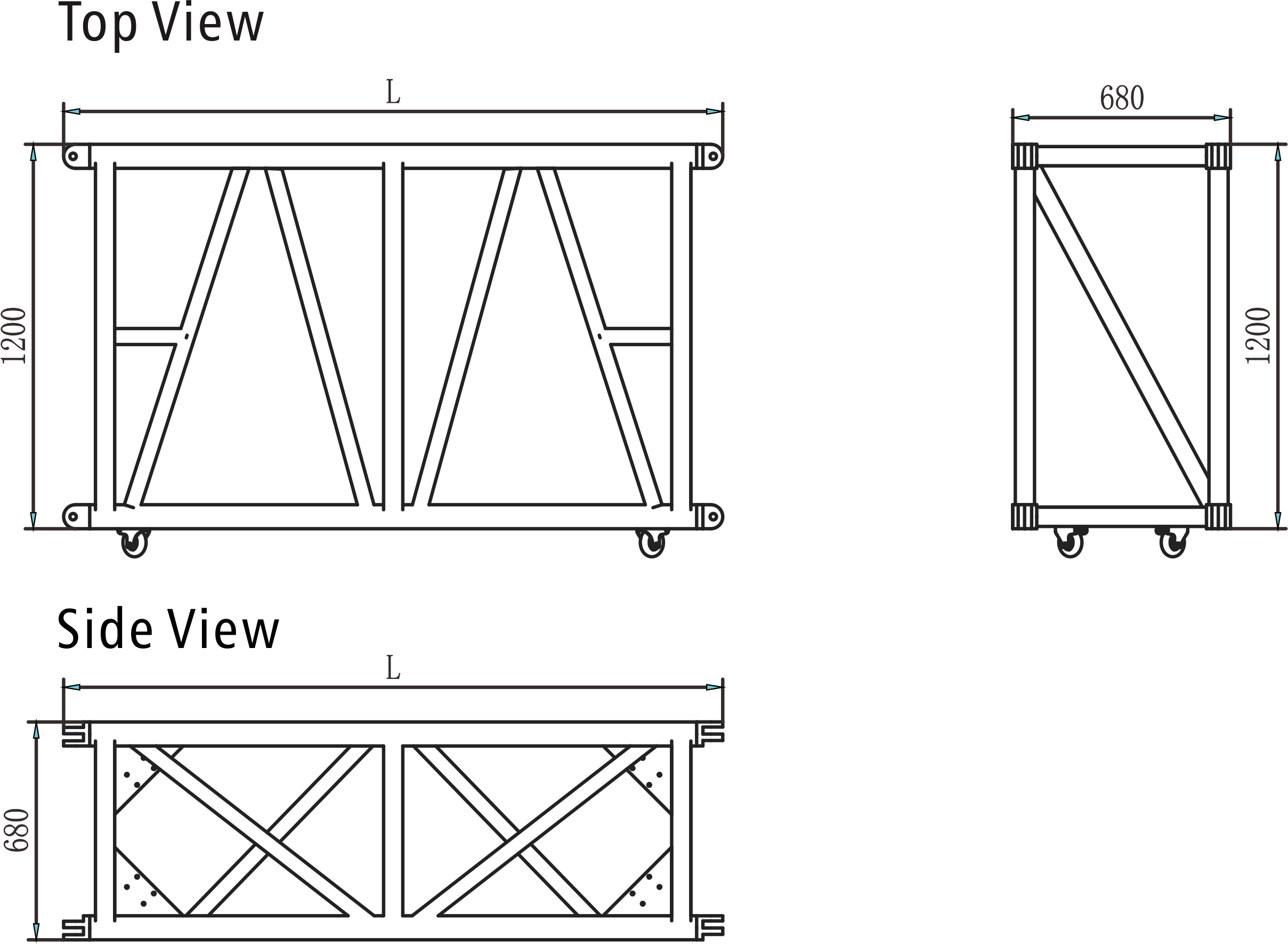 F124P Fork End Truss Oem Odm Spigot Truss Stand