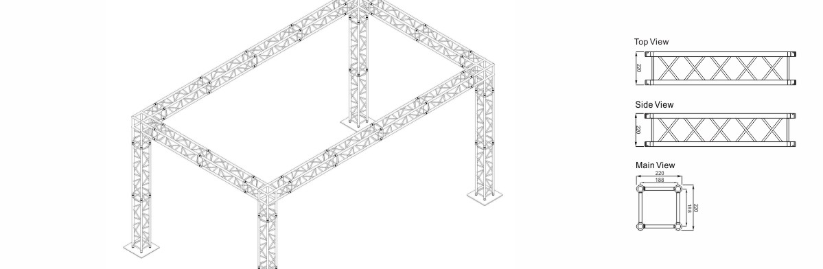 Aluminum Stand Truss Project Design