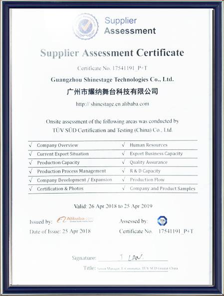 Alibaba Golden Supplier Certification
