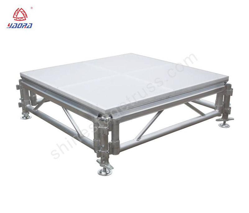 Adjustable Plywood / Acrylic Glass Assemble Stage