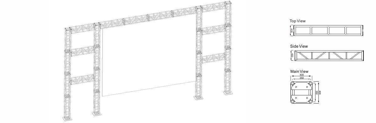 Lighting Stage Truss Projects Design