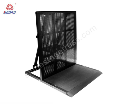 Black Outdoor Crowd Control Barriers (Stand 1*1.2*1.2m)